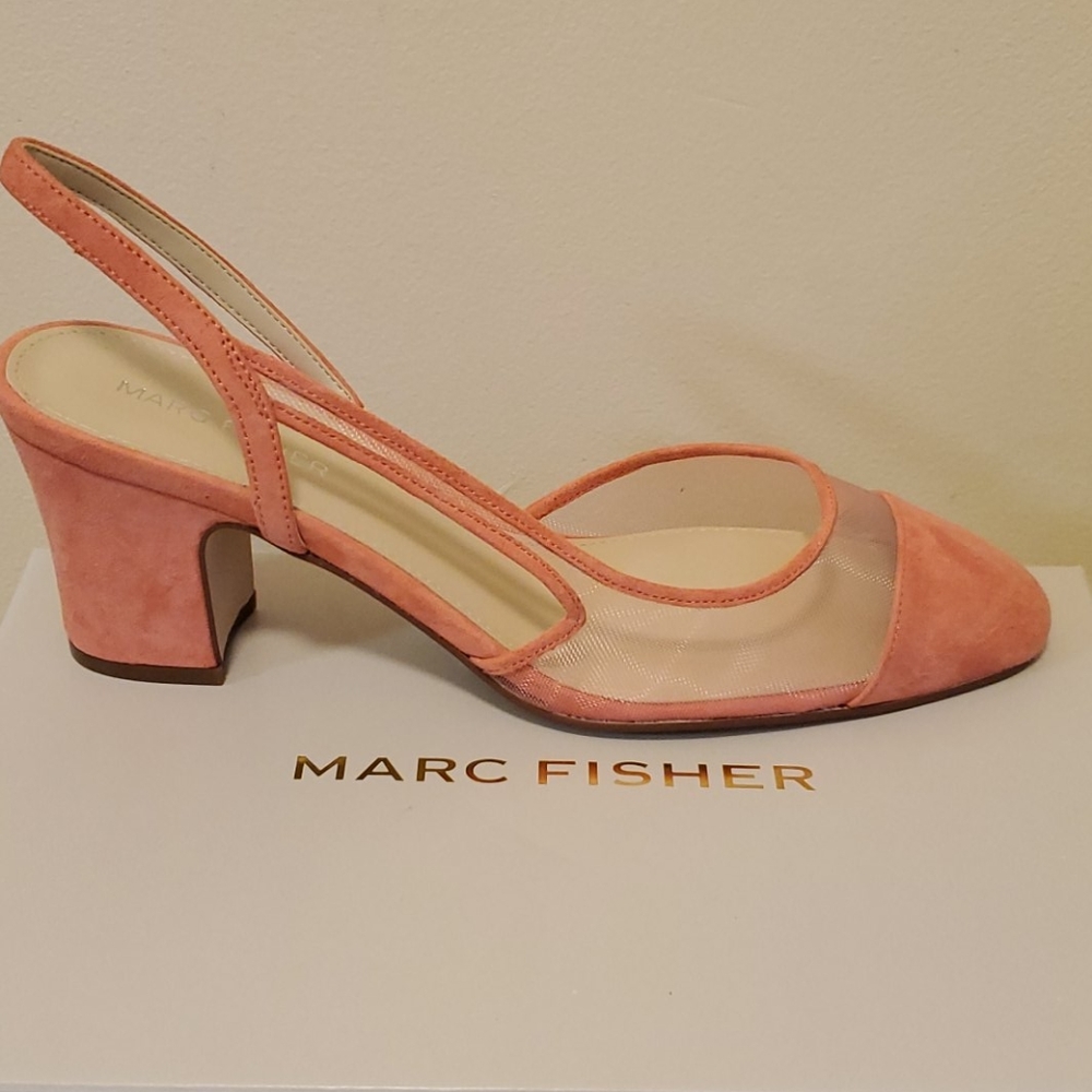 Marc Fischer Multi Suede Coral color